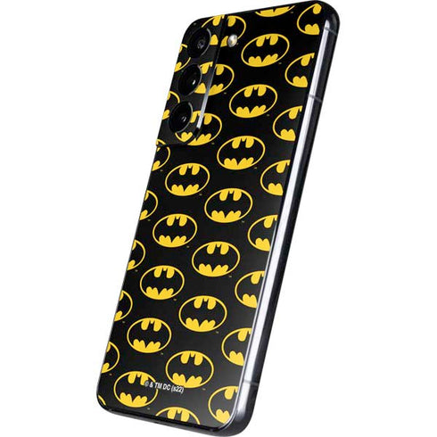 DC Comics Batman Logo Pattern Galaxy S22 Skin